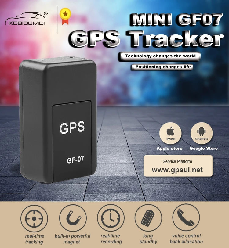 GF07 GPS Magnetic GPS Tracker For Motorcycle Para Carro Car Child Trackers Locator Systems Mini Bike GPRS Tracker