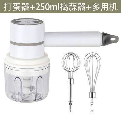 Wireless egg beater two-in-one auxiliary food machine baking small mini mixer automatic egg beater cream sender