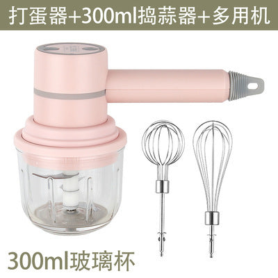 Wireless egg beater two-in-one auxiliary food machine baking small mini mixer automatic egg beater cream sender