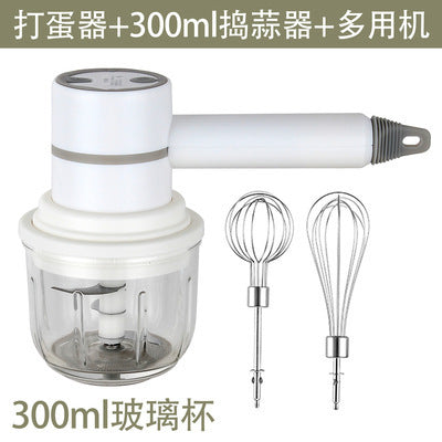 Wireless egg beater two-in-one auxiliary food machine baking small mini mixer automatic egg beater cream sender