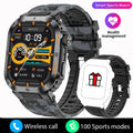 2023 New Full Touch Smart Watch Men For Android Xiaomi Blood Pressure Oxygen Fitness Watch 5 Atm Waterproof Military SmartWatch