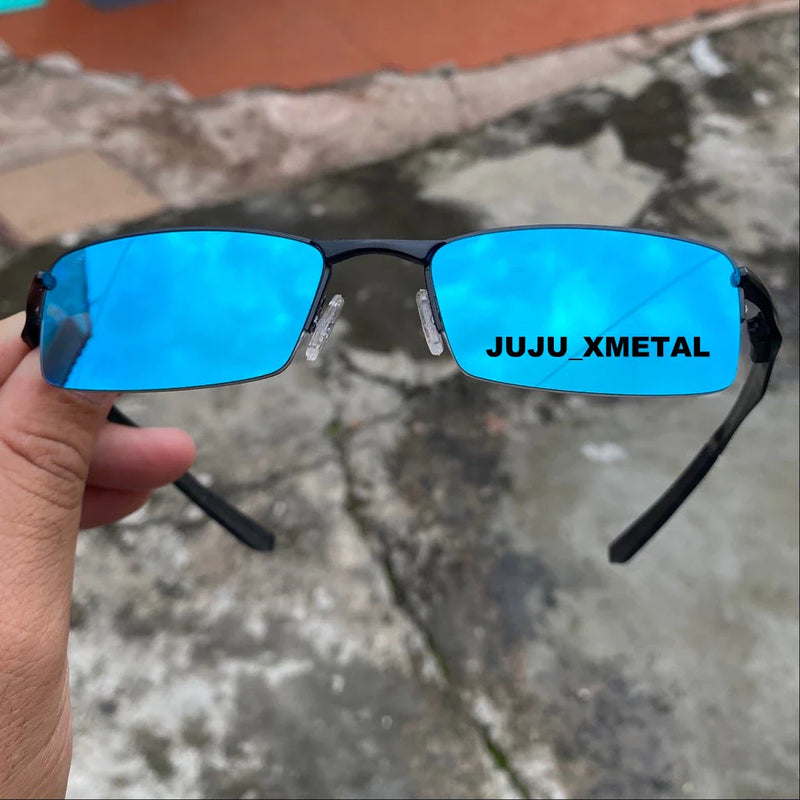 Óculos de Sol Masculino Sport Estilo Mc Ciclismo  Lentes Pretas Metal Premium