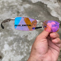 Óculos de Sol Masculino Sport Estilo Mc Ciclismo  Lentes Pretas Metal Premium