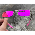 Óculos de Sol Masculino Sport Estilo Mc Ciclismo  Lentes Pretas Metal Premium